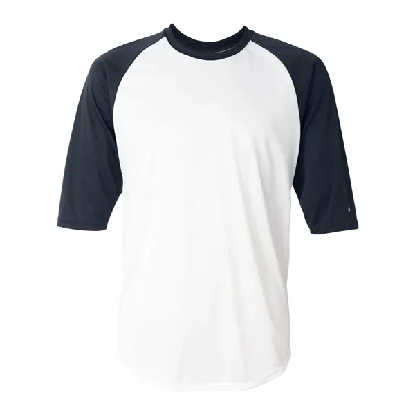 Badger Men's B-Core Three-Quarter Sleeve Baseball T-Shirt - Badger Men's B-Core Three-Quarter Sleeve Baseball T-Shirt - Image 31 of 39