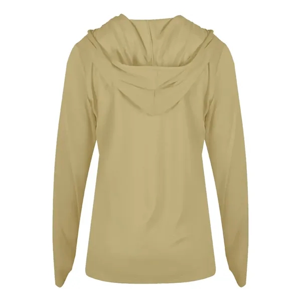 Badger Women's B-Core Long Sleeve Hooded T-Shirt - Badger Women's B-Core Long Sleeve Hooded T-Shirt - Image 34 of 36