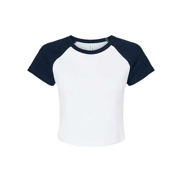 BELLA + CANVAS Women's Micro Rib Raglan Baby Tee - BELLA + CANVAS Women's Micro Rib Raglan Baby Tee - Image 9 of 16