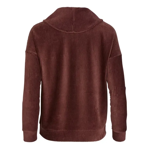 Boxercraft Women's Manchester Corded Quarter-Zip Pullover