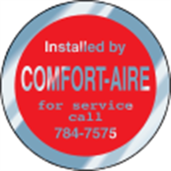 1.5" Circle ID Decal - Chrome - 1.5" Circle ID Decal - Chrome - Image 0 of 2