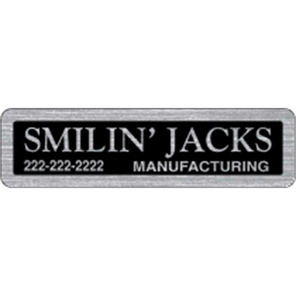 2.875" x 0.75" Rectangle - Brushed Chrome - 2.875" x 0.75" Rectangle - Brushed Chrome - Image 1 of 2