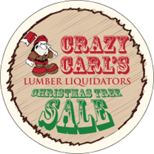 3" Kwik-Ship Circle Indoor Label