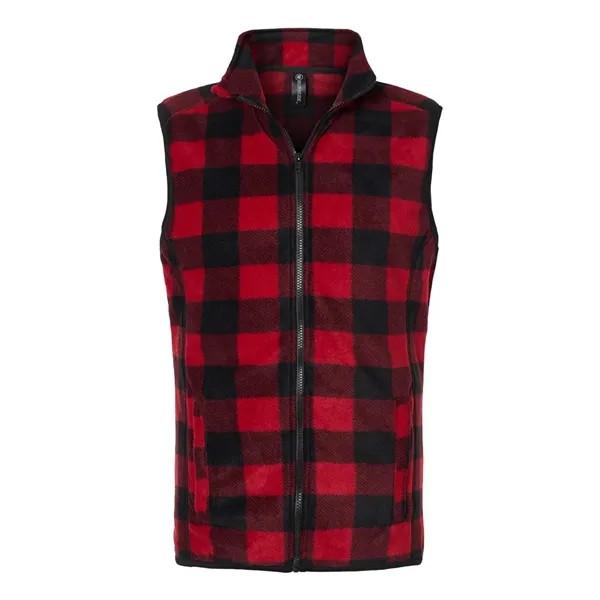 Burnside Men's Polar Fleece Vest - Burnside Men's Polar Fleece Vest - Image 9 of 10