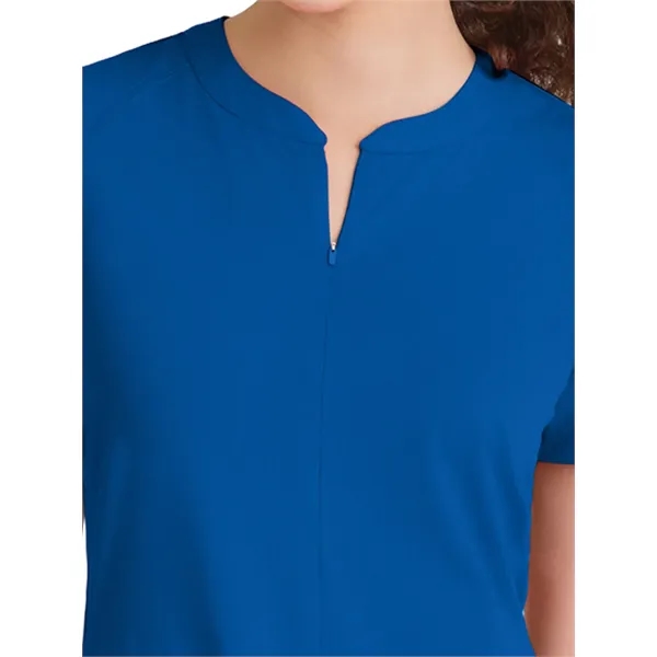 Skechers Slip-Ins - Women's One Pocket Notch Glide Scrub Top - Skechers Slip-Ins - Women's One Pocket Notch Glide Scrub Top - Image 8 of 12