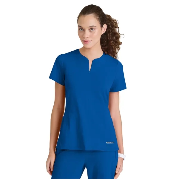 Skechers Slip-Ins - Women's One Pocket Notch Glide Scrub Top - Skechers Slip-Ins - Women's One Pocket Notch Glide Scrub Top - Image 9 of 12