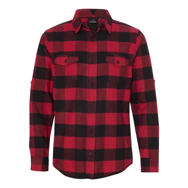 Burnside Men's Yarn-Dyed Flannel Shirt - Burnside Men's Yarn-Dyed Flannel Shirt - Image 50 of 58