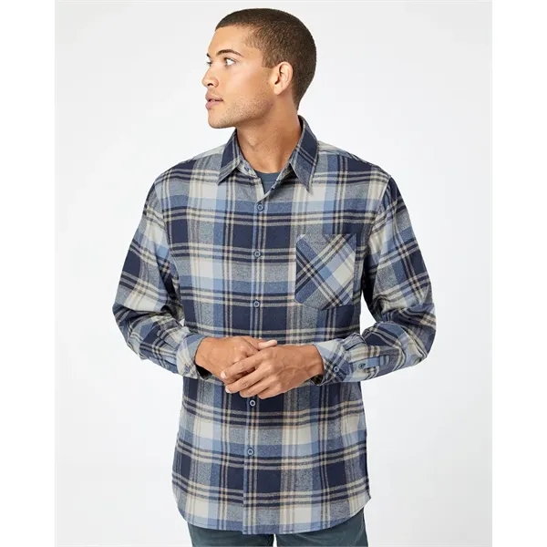 Burnside Men's Open Pocket Flannel Shirt - Burnside Men's Open Pocket Flannel Shirt - Image 0 of 14