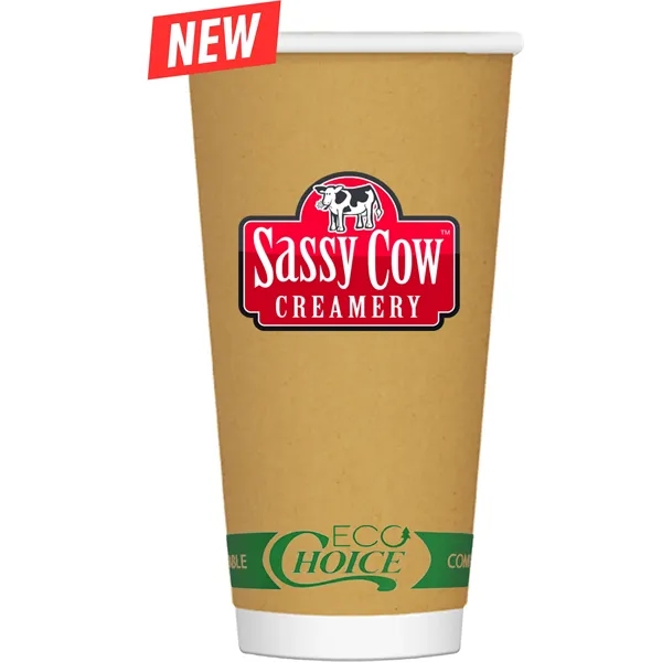 20 Oz. Insulated Kraft Paper Cup, Digital - 20 Oz. Insulated Kraft Paper Cup, Digital - Image 0 of 2