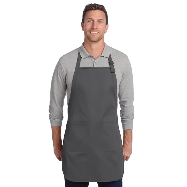 Port Authority Full-Length Two-Pocket Bib Apron. - Port Authority Full-Length Two-Pocket Bib Apron. - Image 2 of 28