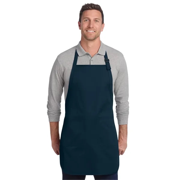 Port Authority Full-Length Two-Pocket Bib Apron. - Port Authority Full-Length Two-Pocket Bib Apron. - Image 12 of 28