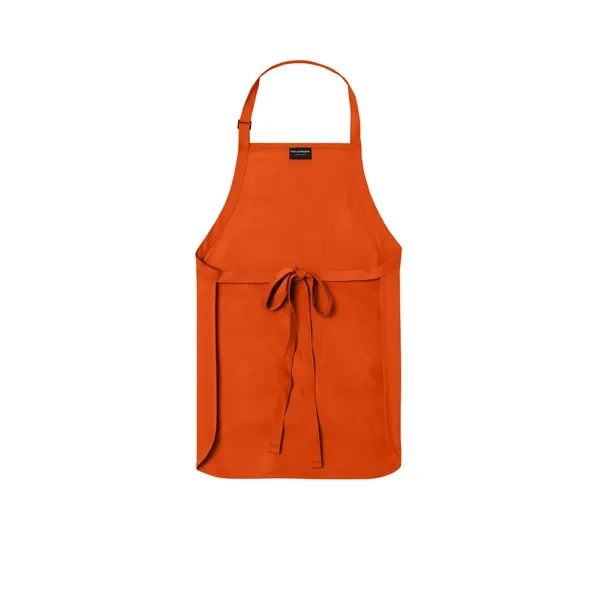 Port Authority Full-Length Two-Pocket Bib Apron. - Port Authority Full-Length Two-Pocket Bib Apron. - Image 17 of 28