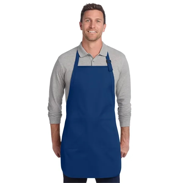 Port Authority Full-Length Two-Pocket Bib Apron. - Port Authority Full-Length Two-Pocket Bib Apron. - Image 22 of 28