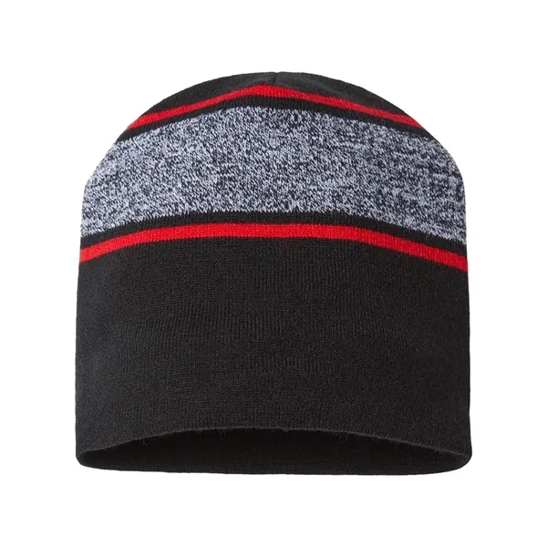 CAP AMERICA USA-Made Variegated Striped Beanie - CAP AMERICA USA-Made Variegated Striped Beanie - Image 2 of 3
