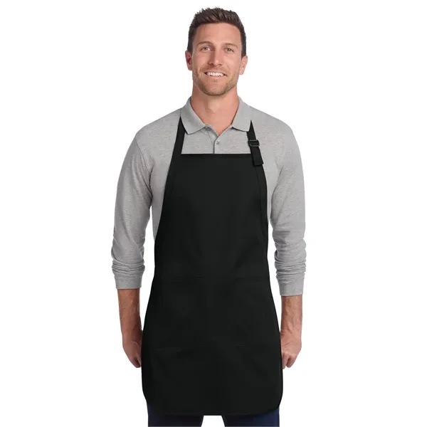 Custom Port Authority Full-Length Two-Pocket Bib Apron.