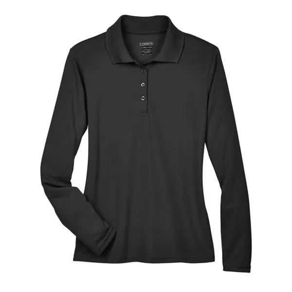 CORE365 Women's Pinnacle Performance Long Sleeve Pique Polo