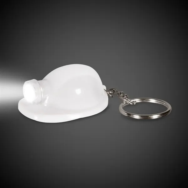 Safety Helmet LED Light Up Flashlight Keychain - Safety Helmet LED Light Up Flashlight Keychain - Image 5 of 10