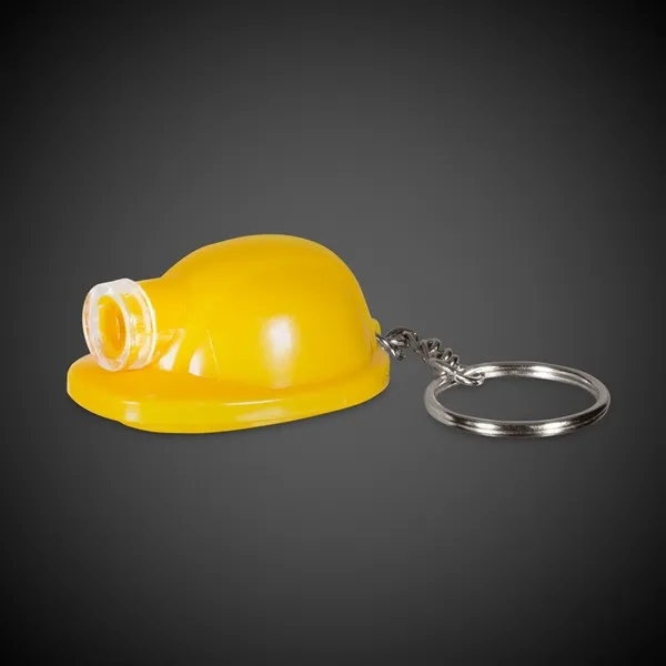 Safety Helmet LED Light Up Flashlight Keychain - Safety Helmet LED Light Up Flashlight Keychain - Image 9 of 10