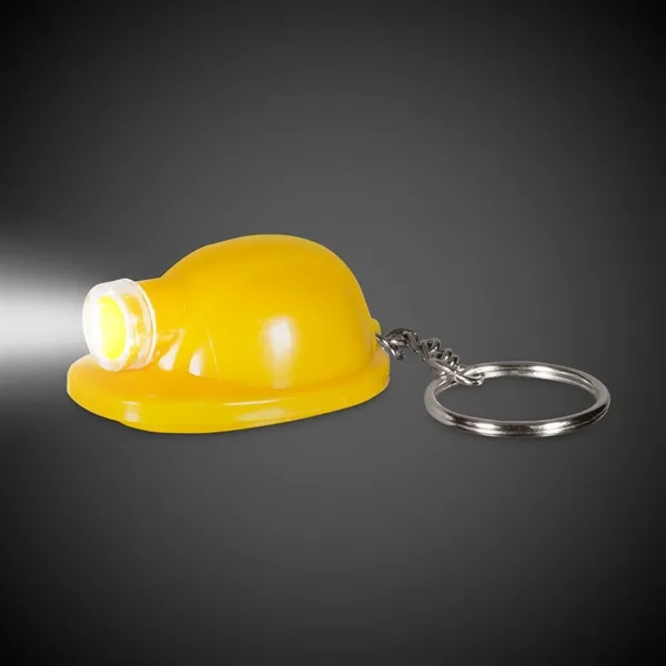 Safety Helmet LED Light Up Flashlight Keychain - Safety Helmet LED Light Up Flashlight Keychain - Image 10 of 10