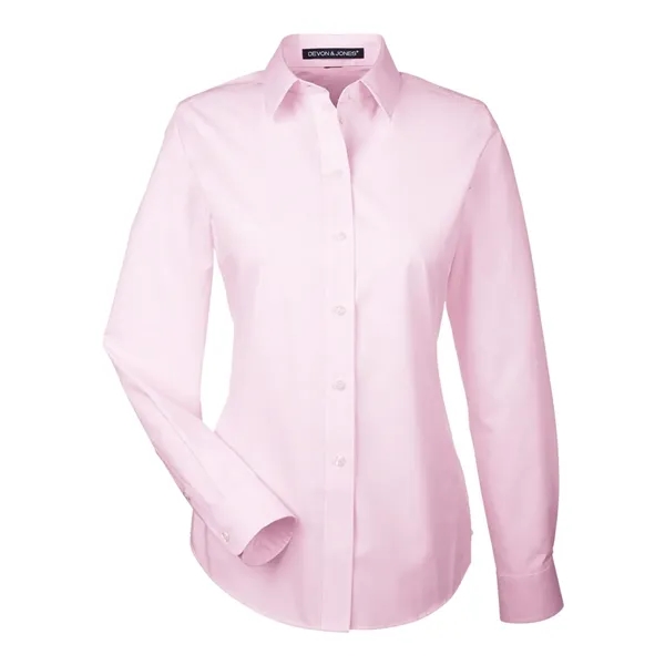 Devon & Jones Women's Crown Collection® Striped Woven Dre... - Devon & Jones Women's Crown Collection® Striped Woven Dre... - Image 3 of 4