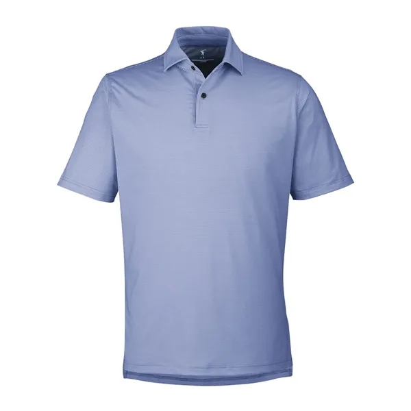 Fairway & Greene Men's USA Made Mini Stripe Tech Polo - Fairway & Greene Men's USA Made Mini Stripe Tech Polo - Image 3 of 4