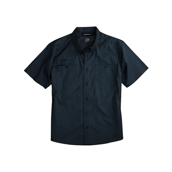 Custom DRI DUCK Men's Craftsman Woven Short Sleeve Shirt