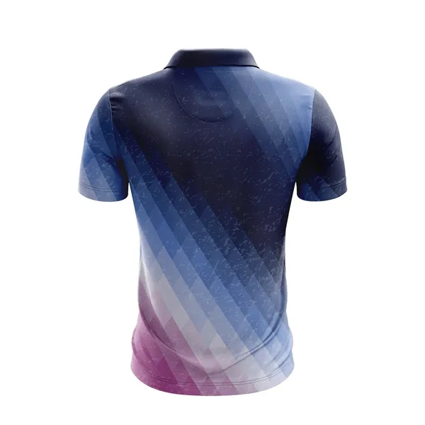 Unisex & Kids' Sublimation 150G Interlock Short Sleeve Polo - Unisex & Kids' Sublimation 150G Interlock Short Sleeve Polo - Image 3 of 3