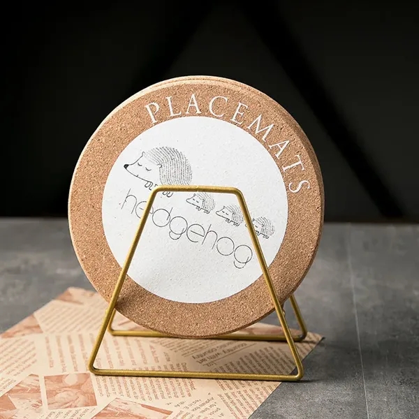 Cork Coaster for Drink Absorbent Heat Resistant Reusable - Cork Coaster for Drink Absorbent Heat Resistant Reusable - Image 2 of 5