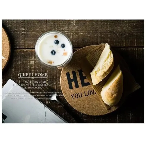 Cork Coaster for Drink Absorbent Heat Resistant Reusable - Cork Coaster for Drink Absorbent Heat Resistant Reusable - Image 5 of 5