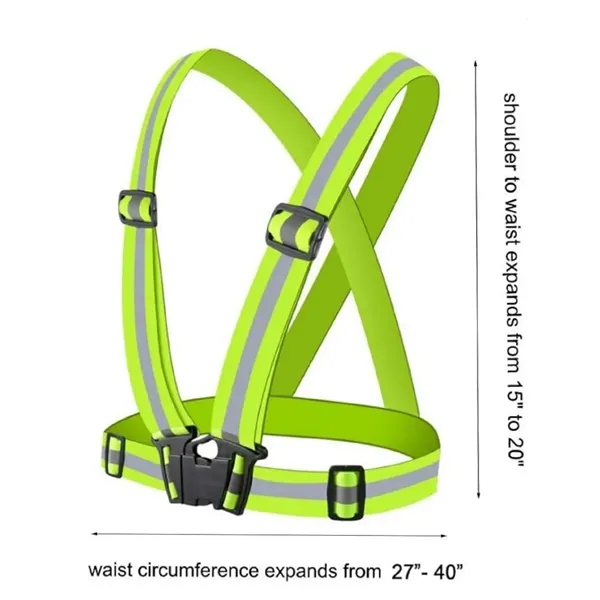 Reflective Safety Vest High Visibility Outdoor Sports Gear - Reflective Safety Vest High Visibility Outdoor Sports Gear - Image 1 of 6