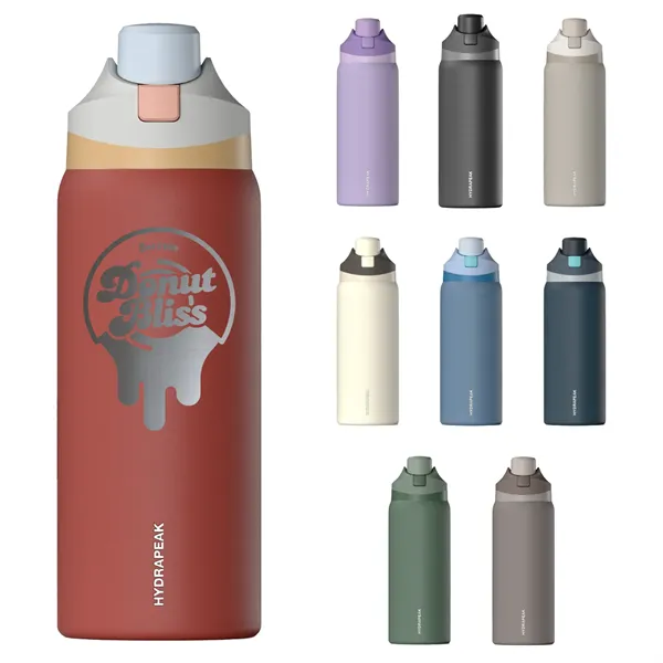 32 Oz. Hydrapeak Insulated Water Bottle - 32 Oz. Hydrapeak Insulated Water Bottle - Image 0 of 18