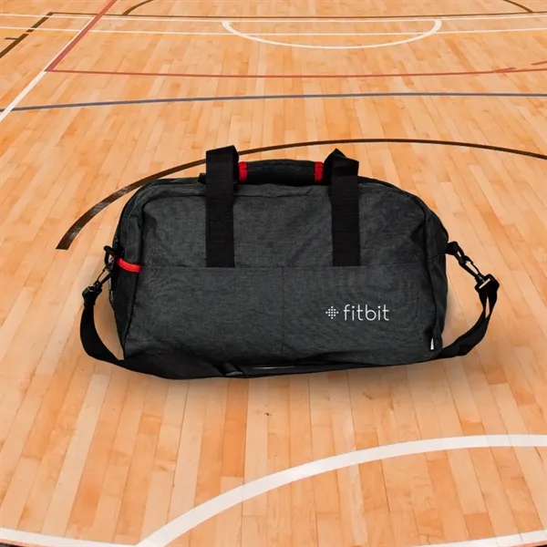 Eco-Conscious 8" x 11" x 18.5" RPET Duffel Bag - Eco-Conscious 8" x 11" x 18.5" RPET Duffel Bag - Image 4 of 7