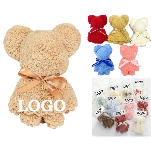 Cute Bear Towels with Bags - Cute Bear Towels with Bags - Image 0 of 6