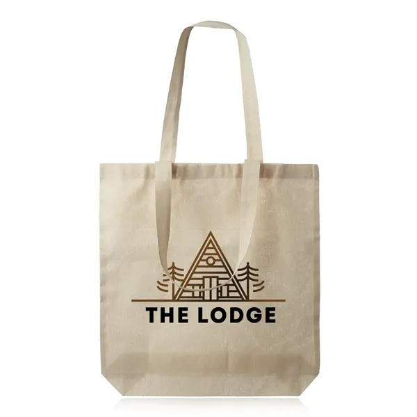15"W x 17"H Gusseted Cotton Tote Bags - 15"W x 17"H Gusseted Cotton Tote Bags - Image 1 of 2