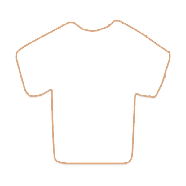 4" T-Shirt Shaped Logo Sugar Cookie - 4" T-Shirt Shaped Logo Sugar Cookie - Image 2 of 2
