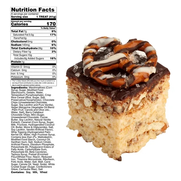 2" x 4" Handmade Marshmallow Crispy Rice Bar - 2" x 4" Handmade Marshmallow Crispy Rice Bar - Image 6 of 10