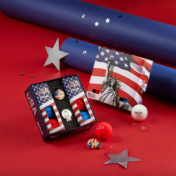 Vivid USA Half Dozen Golf Ball Pack