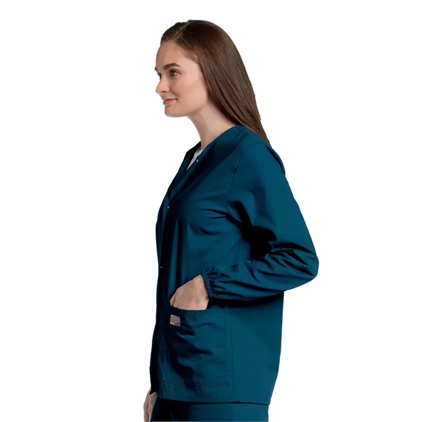 Landau - ScrubZone - Women's 3-Pocket Crew Neck Warm-Up J... - Landau - ScrubZone - Women's 3-Pocket Crew Neck Warm-Up J... - Image 23 of 37