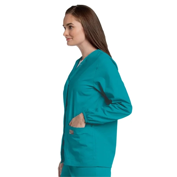 Landau - ScrubZone - Women's 3-Pocket Crew Neck Warm-Up J... - Landau - ScrubZone - Women's 3-Pocket Crew Neck Warm-Up J... - Image 34 of 37