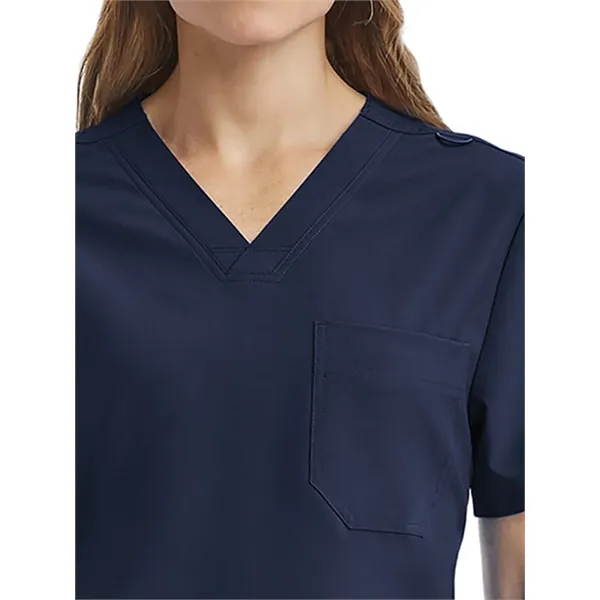 ScrubJoy Fit-4-All - Unisex Three-Pocket V-Neck Top - ScrubJoy Fit-4-All - Unisex Three-Pocket V-Neck Top - Image 9 of 17