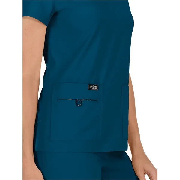 koi - Basics - Women's Four-Pocket Stretch V-Neck Becca Top - koi - Basics - Women's Four-Pocket Stretch V-Neck Becca Top - Image 13 of 91