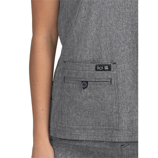 koi - Basics - Women's Four-Pocket Stretch V-Neck Becca Top - koi - Basics - Women's Four-Pocket Stretch V-Neck Becca Top - Image 56 of 91