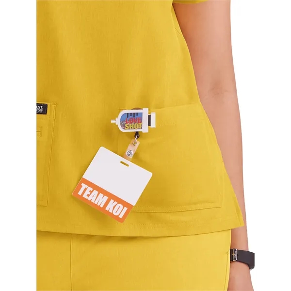 koi - Basics - Women's Four-Pocket Stretch V-Neck Becca Top - koi - Basics - Women's Four-Pocket Stretch V-Neck Becca Top - Image 60 of 91