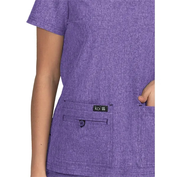 koi - Basics - Women's Four-Pocket Stretch V-Neck Becca Top - koi - Basics - Women's Four-Pocket Stretch V-Neck Becca Top - Image 76 of 91