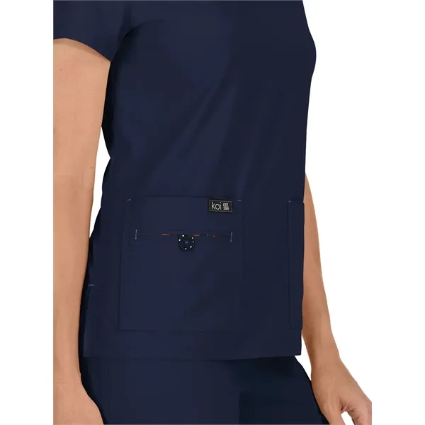 koi - Basics - Women's Four-Pocket Stretch V-Neck Becca Top - koi - Basics - Women's Four-Pocket Stretch V-Neck Becca Top - Image 82 of 91