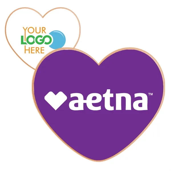 Custom Heart Logo Sugar Cookie