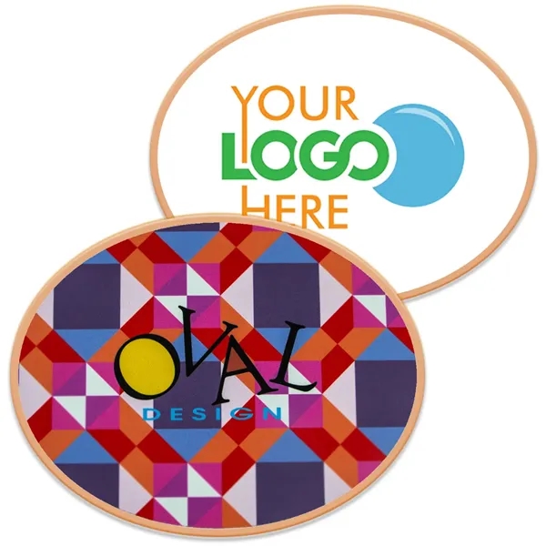 Custom 3.75" Oval Logo Sugar Cookie