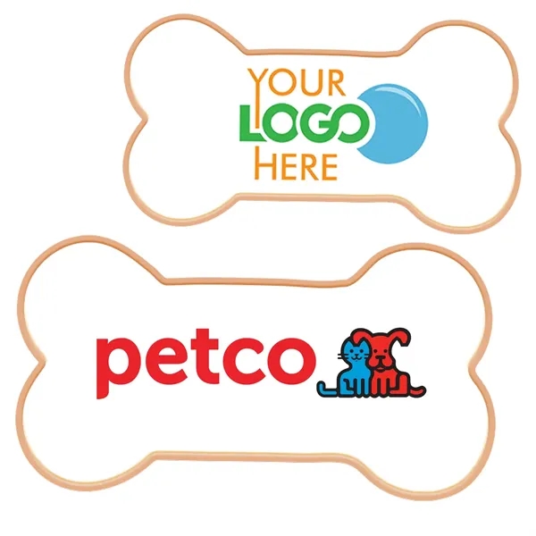 Custom Dog Bone Shaped Logo Sugar Cookie