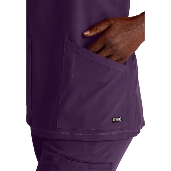 Grey's Anatomy Spandex Stretch - Women's Three-Pocket V-N... - Grey's Anatomy Spandex Stretch - Women's Three-Pocket V-N... - Image 13 of 43