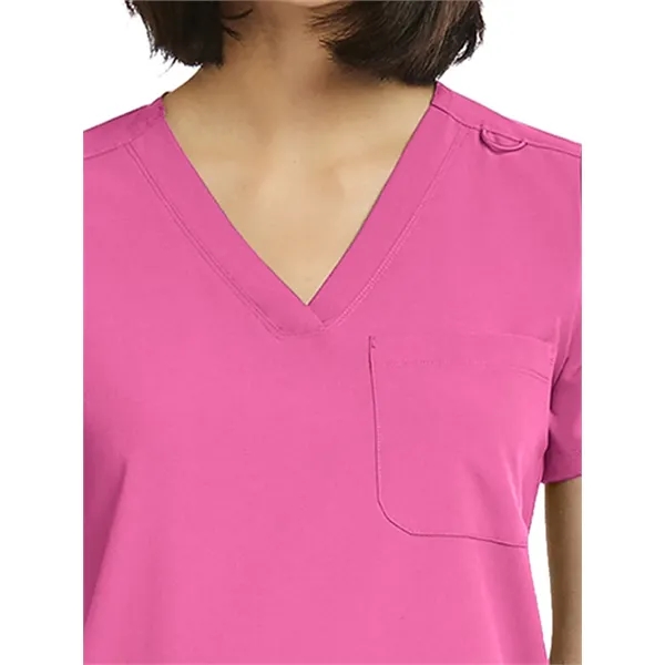 ScrubJoy Originals - Women's Fitted One-Pocket V-Neck Top - ScrubJoy Originals - Women's Fitted One-Pocket V-Neck Top - Image 33 of 35